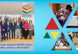 Presentation of EU-Funded PRO-Election Bolivia to International Donors